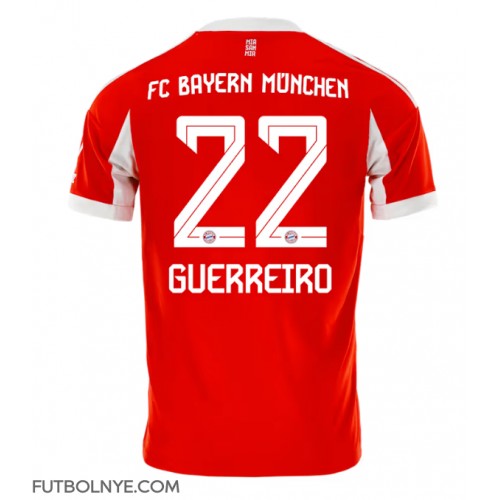 Camiseta Bayern Munich Raphael Guerreiro #22 Primera Equipación 2025-26 manga corta Camiseta Bayern Munich Raphael Guerreiro #22 Primera Equipación 2025-26 manga corta